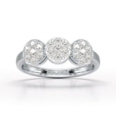 0.57 CT Lab Grown Round Shape Simple Wedding Ring - Jama Jewels