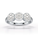0.57 CT Lab Grown Round Shape Simple Wedding Ring - Jama Jewels