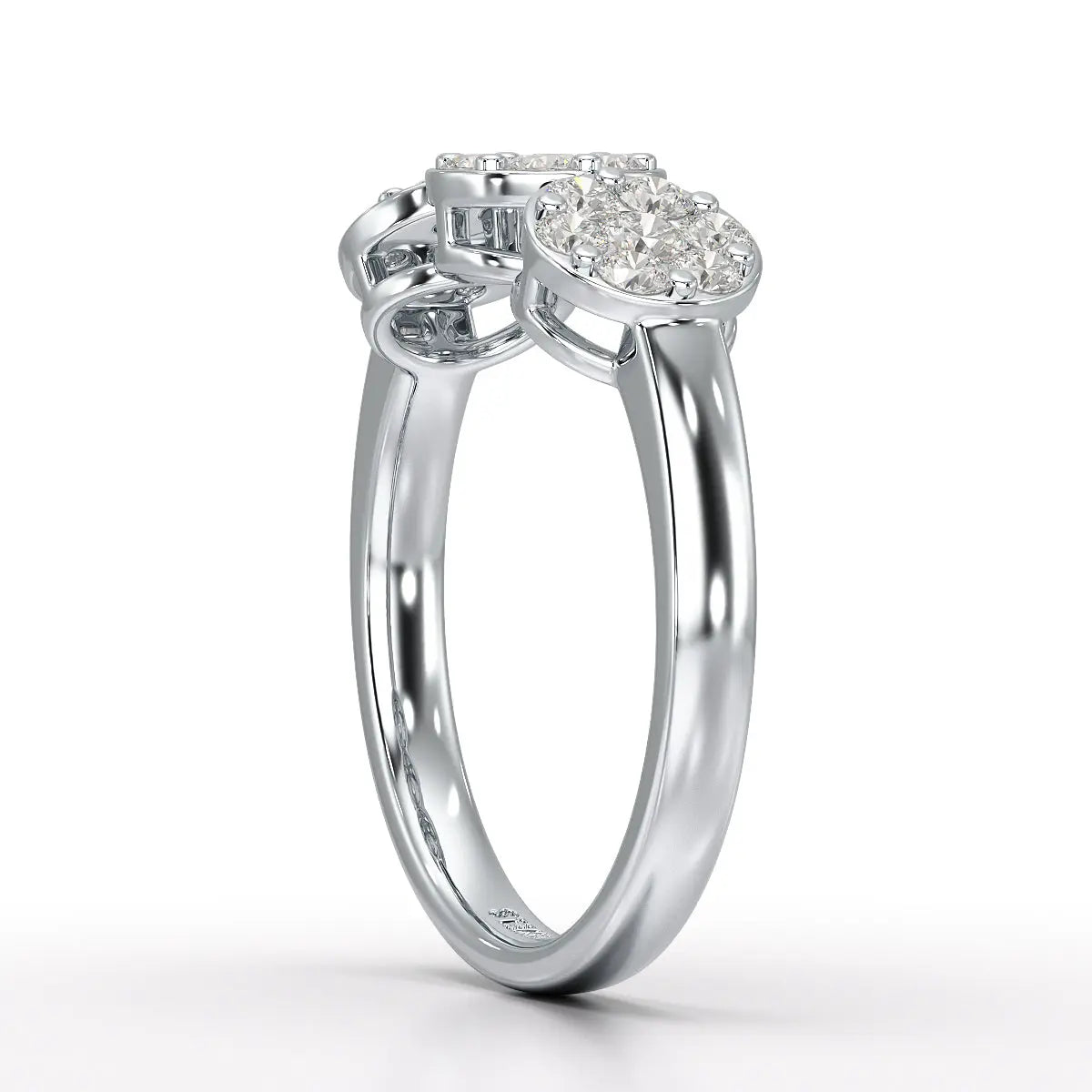0.57 CT Lab Grown Round Shape Simple Wedding Ring - Jama Jewels