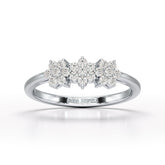 0.33 CT Simple Round Cut Lab Diamond Engagement Ring - Jama Jewels