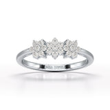 0.33 CT Simple Round Cut Lab Diamond Engagement Ring - Jama Jewels
