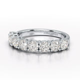 1.84 CT Round Cut Lab Diamonds White Engagement Ring - Jama Jewels
