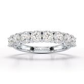 1.84 CT Round Cut Lab Diamonds White Engagement Ring - Jama Jewels
