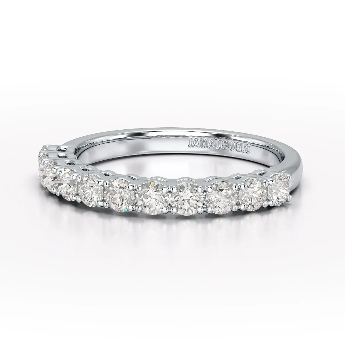 0.8 CT Classic Round Lab Diamonds Engagement Ring - Jama Jewels