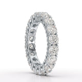 3.69 CT Full Classic Round Cut Lab Diamonds Engagement Ring - Jama Jewels