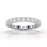 1.75 CT Full Classic Round Lab Diamonds Engagement Ring - Jama Jewels