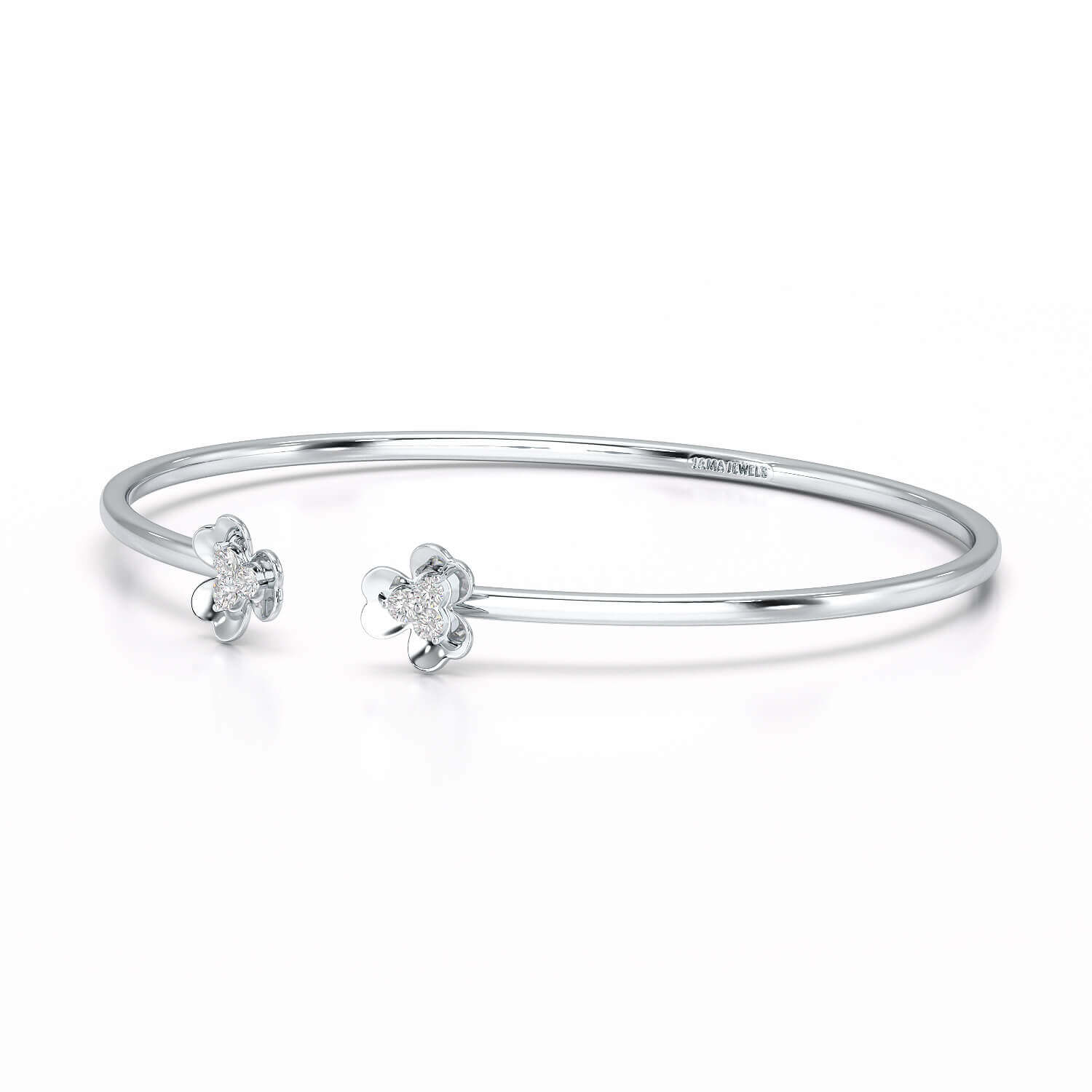 0.23 CT Elegant Round Lab Diamond Bangle