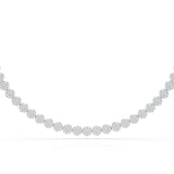 6.77 Carat Lab Diamond Riviere Necklace