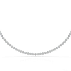 3.8 CT Lab Diamond Tennis Necklace Jama Jewels