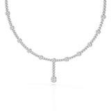 2.57 CT Lab Diamond Drop Necklace