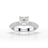 Classic Round Cut 1.77 CT Lab Diamond Ring Jama Jewels