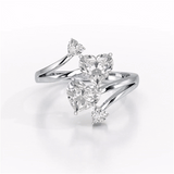 2.04 CT Heart Cut Lab Diamond Ring