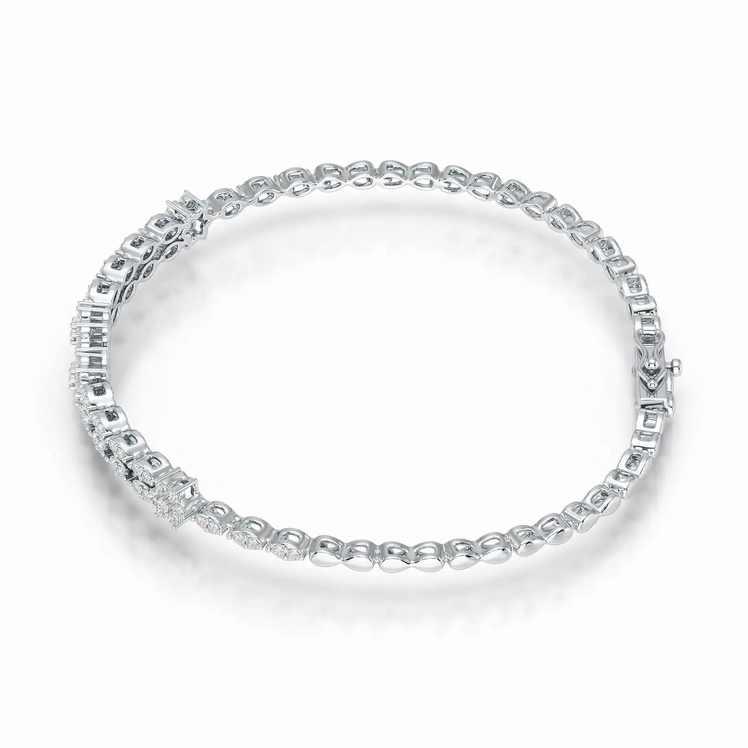1.12 CT Classic Lab Diamond Designer Bracelet