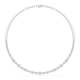 4.53 CT Marquise Cut Lab Diamond Necklace
