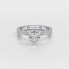 2.53CT Heart Cut Lab Diamond Ring