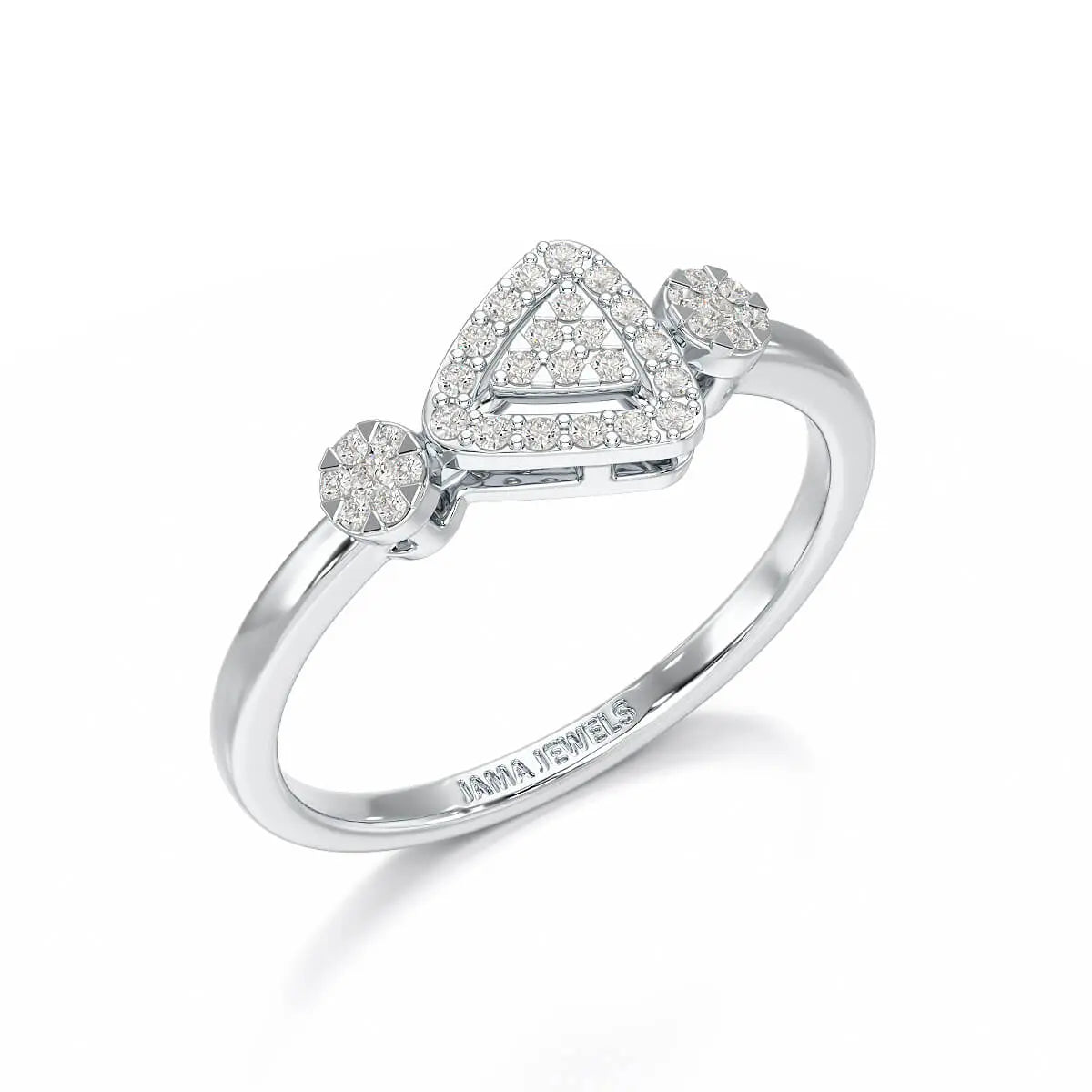 0.19 CT Simple Lab Grown Diamond Ring
