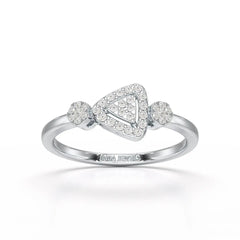 0.19 CT Simple Lab Grown Diamond Ring