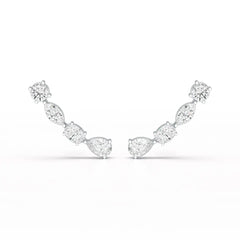 0.39 CT Lab Diamond Multi shape Earring