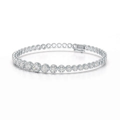 2.84 CT Round Cut Lab Diamond Tennis Bracelet Jama Jewels