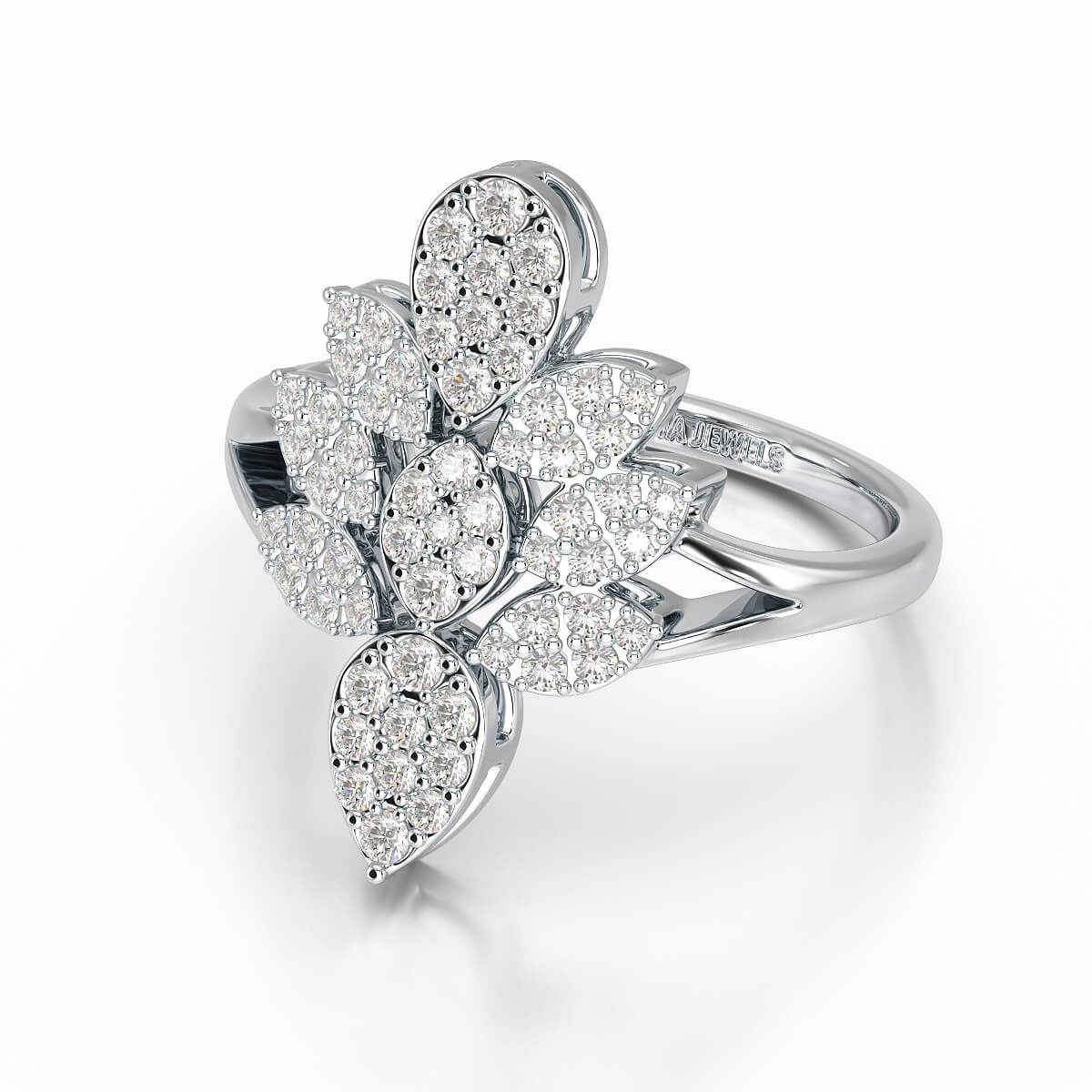 Lab Grown Diamond 0.57 CT Engagement Ring