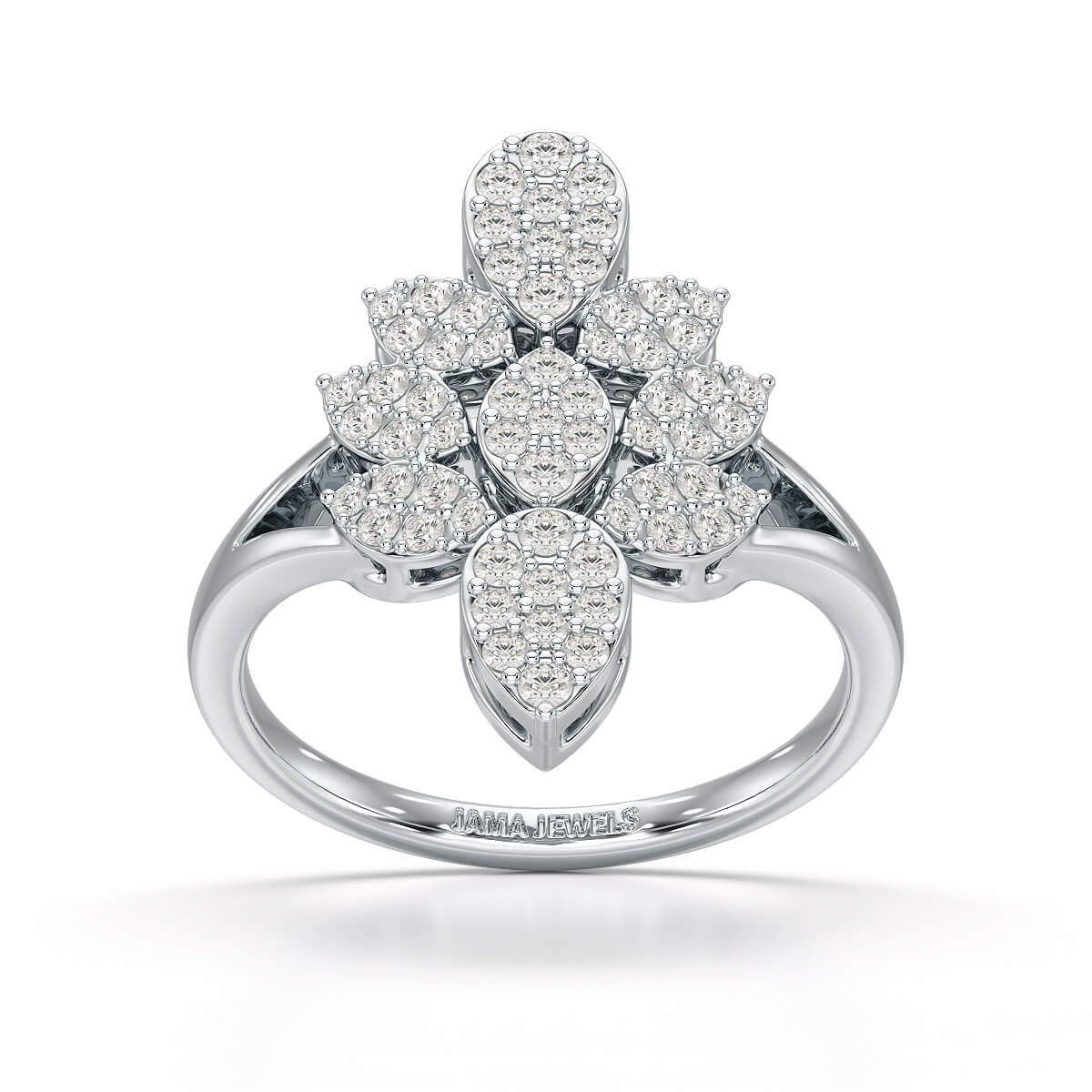 Lab Grown Diamond 0.57 CT Engagement Ring