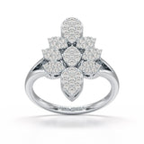 Lab Grown Diamond 0.57 CT Engagement Ring