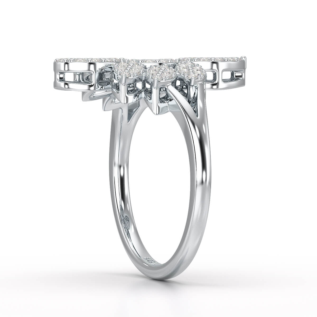 Lab Grown Diamond 0.57 CT Engagement Ring