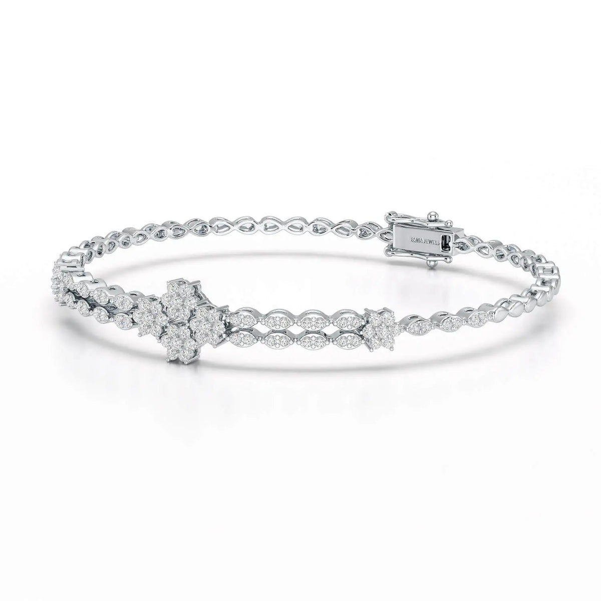 1.12 CT Classic Lab Diamond Designer Bracelet