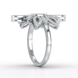 0.76 CT Lab Diamond Engagement Ring
