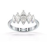 0.98 CT Marquise Lab Diamond Ring