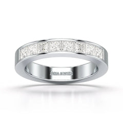 1.07 CT Princess Cut Lab Diamond Ring