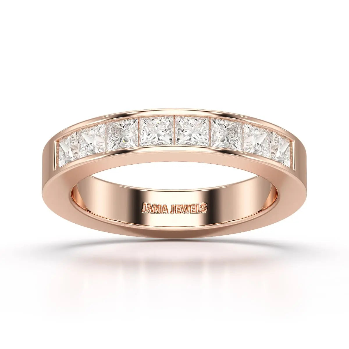 1.07 CT Princess Cut Lab Diamond Ring