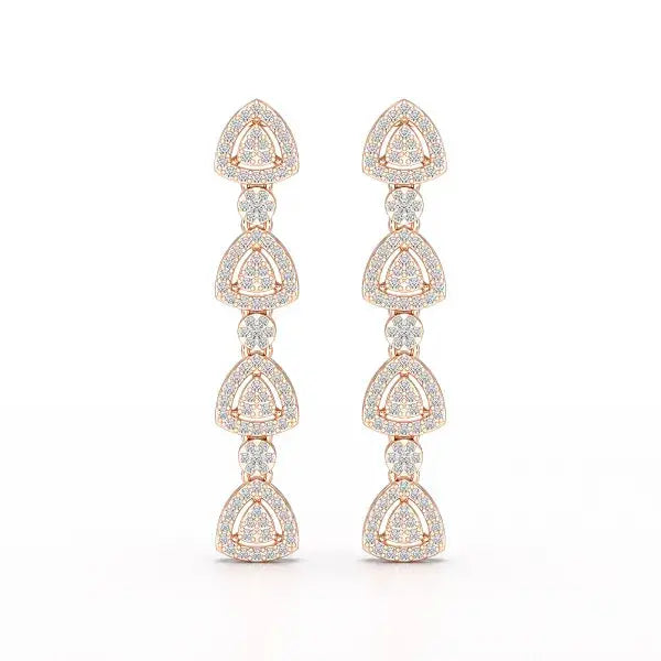 1.11 CT Lab Diamond Drop & Dangle Earring