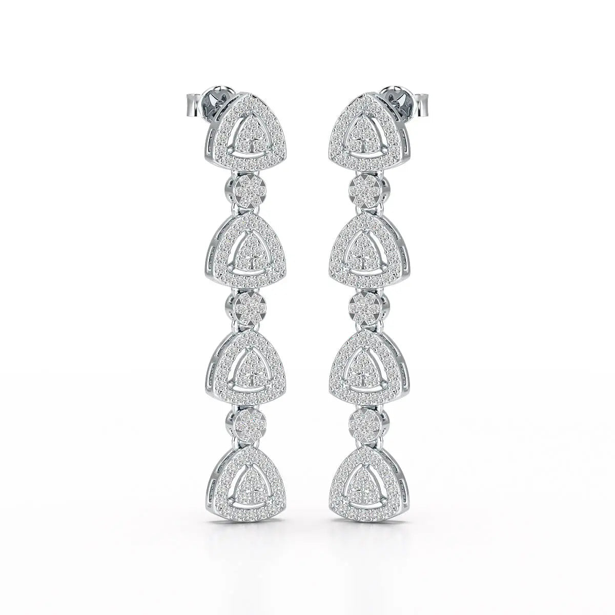 1.11 CT Lab Diamond Drop & Dangle Earring