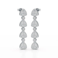 1.11 CT Lab Diamond Drop & Dangle Earring