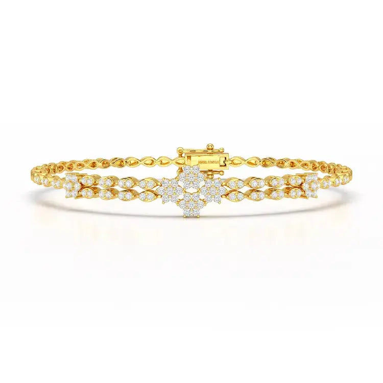 1.12 CT Classic Lab Diamond Designer Bracelet