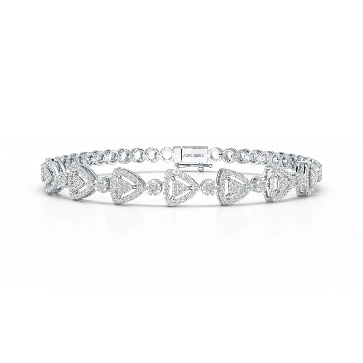 1.14 CT 18KT Lab Diamond Classic Women's Bracelet