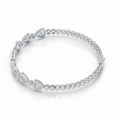 1.14 CT 18KT Lab Diamond Classic Women's Bracelet