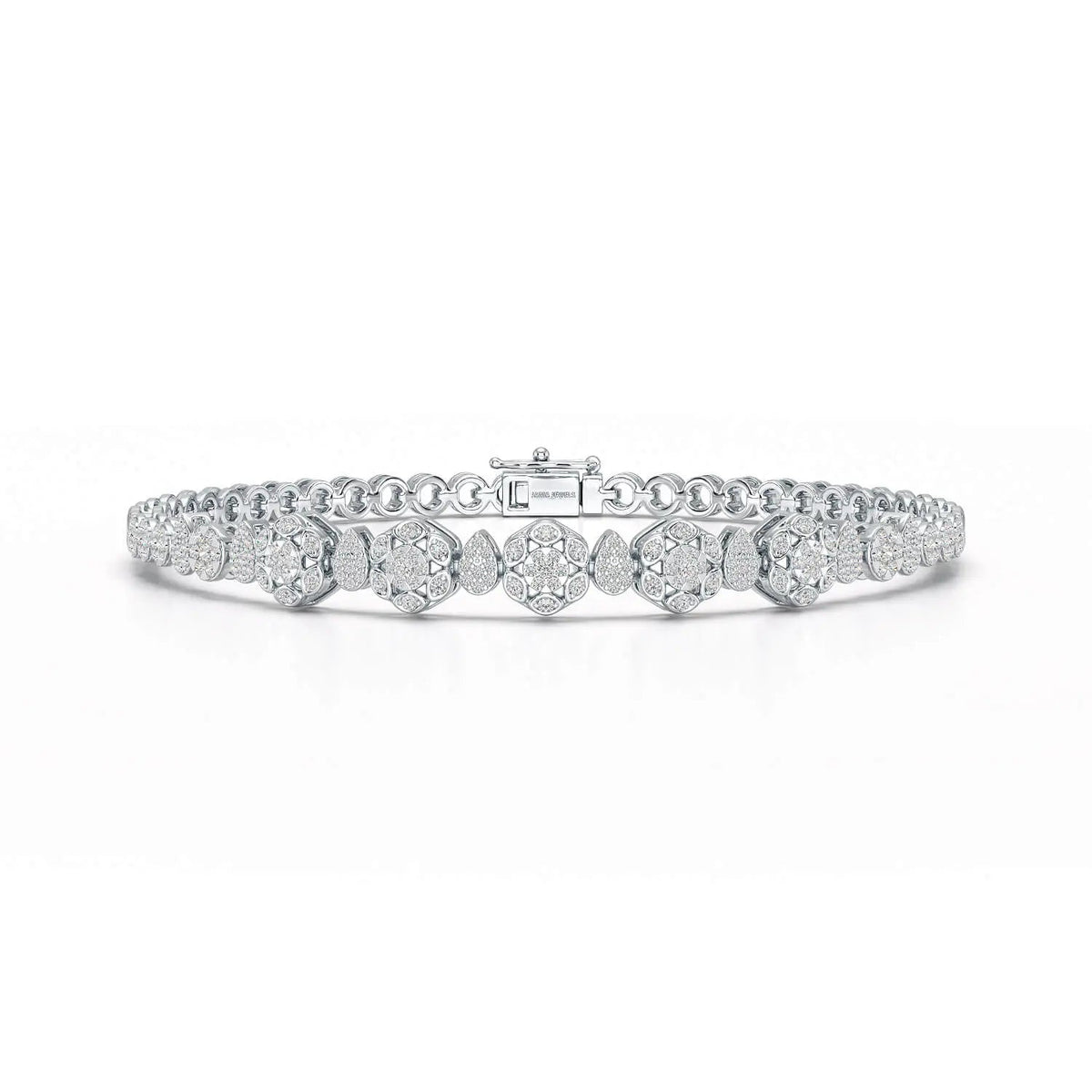 Exquisite 1.15 CT Lab Created Diamond Bracelet