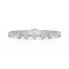 Exquisite 1.15 CT Lab Created Diamond Bracelet