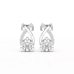 1.38 CT Lab Diamond Stud Earrings Jama Jewels
