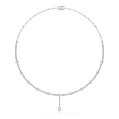 2.4 CT Lab Diamond Drop Necklace Jama Jewels