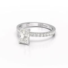 1.88 CT Radiant Cut Lab Diamond Ring Jama Jewels