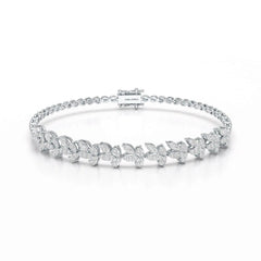 1.95 CT Marquise Cut Diamond Lab Created Bracelet