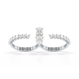 1.98 CT Lab Diamond Pear Cut Ring