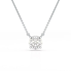 1 Carat Round Solitaire Lab Grown Diamond Pendant