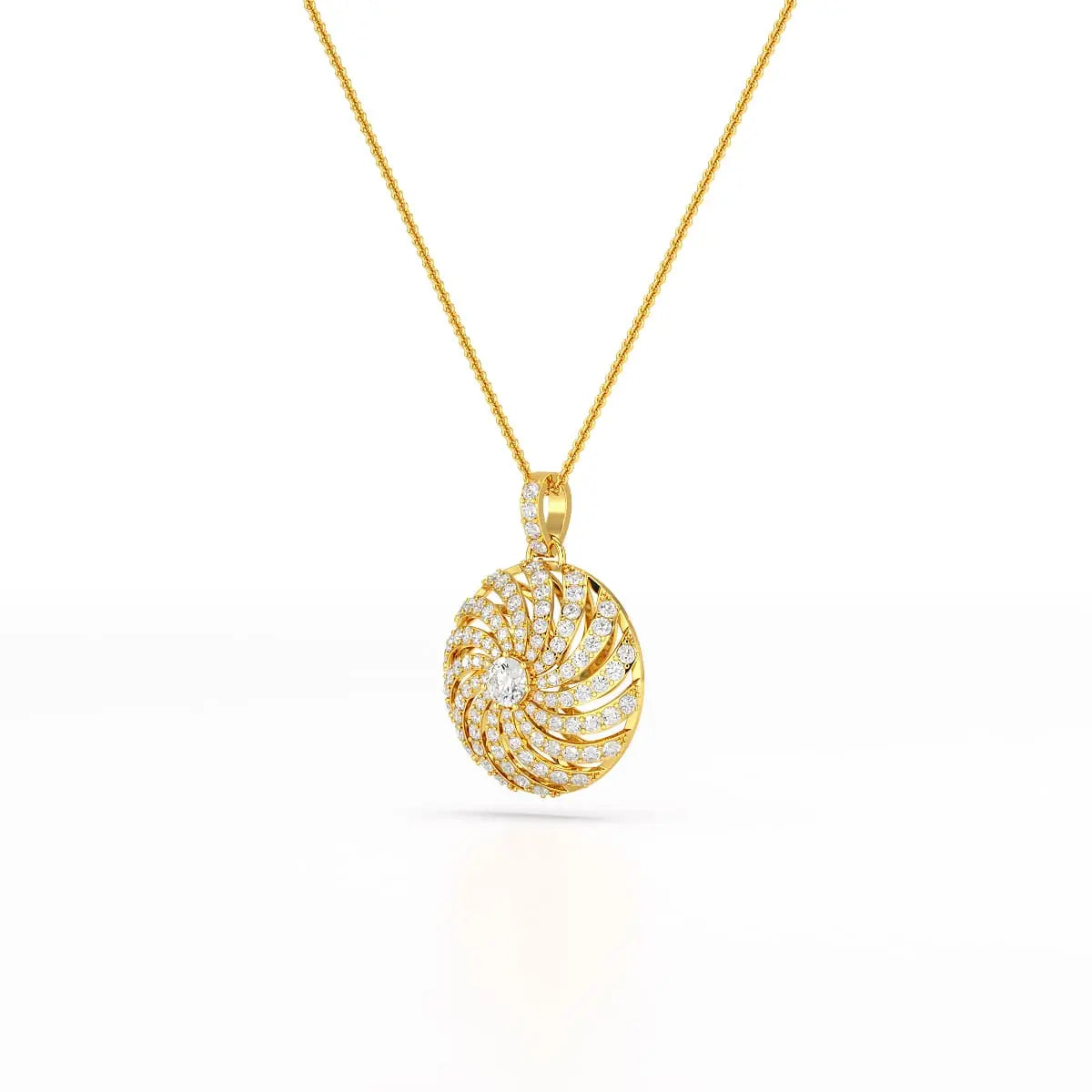 2.33 CT Round Cut Lab Diamond Earring and Pendant Set