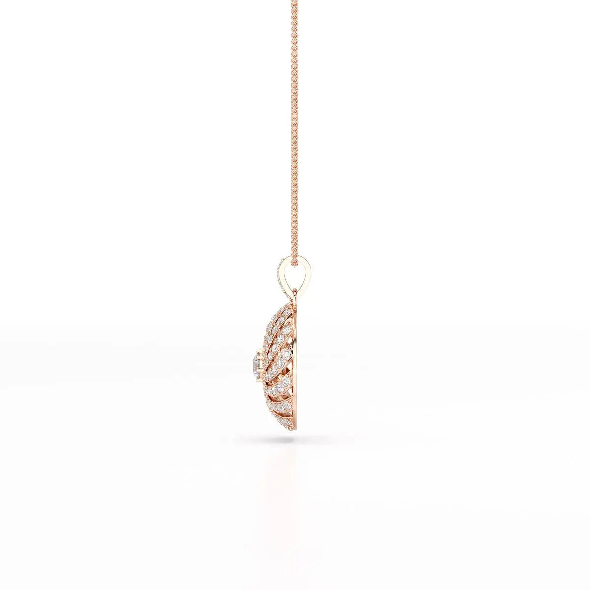 2.33 CT Round Cut Lab Diamond Earring and Pendant Set