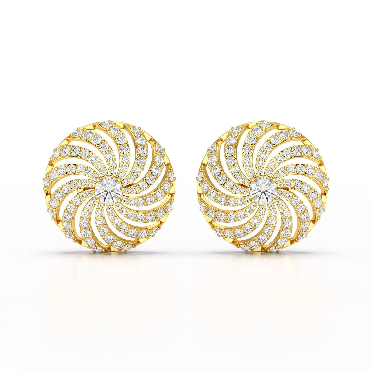 2.33 CT Round Cut Lab Diamond Earring and Pendant Set