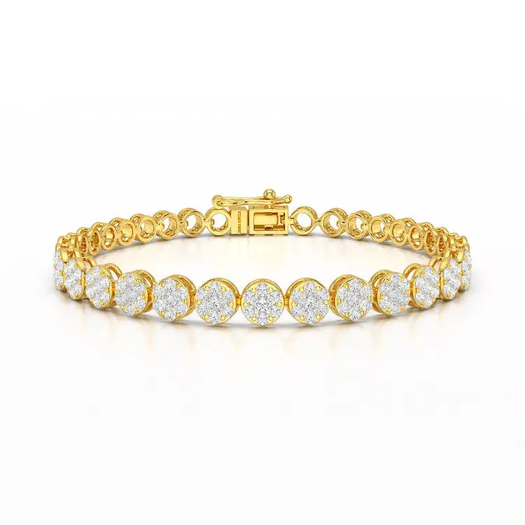 2.49 CT 18KT Lab Diamond Women's Bracelet